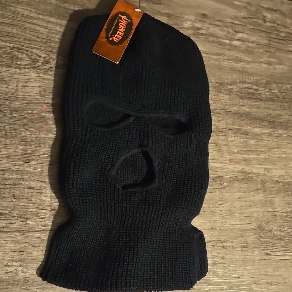 Black Knit Balaclava
